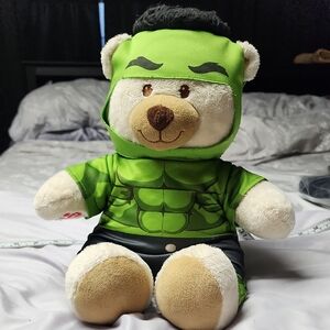 Green Superhero Teddy Bear